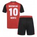 Maillot de foot Bayer Leverkusen Florian Wirtz #10 Domicile vêtements enfant 2024-25 Manches Courtes (+ pantalon court)